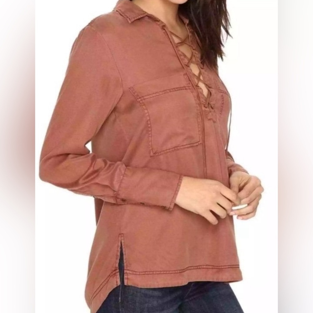 Free People Womens Under Your Spell Pullover Blouse Size Small